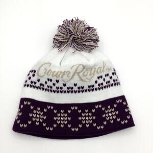 Crown Royal Bennie Knit PomPom Hat New